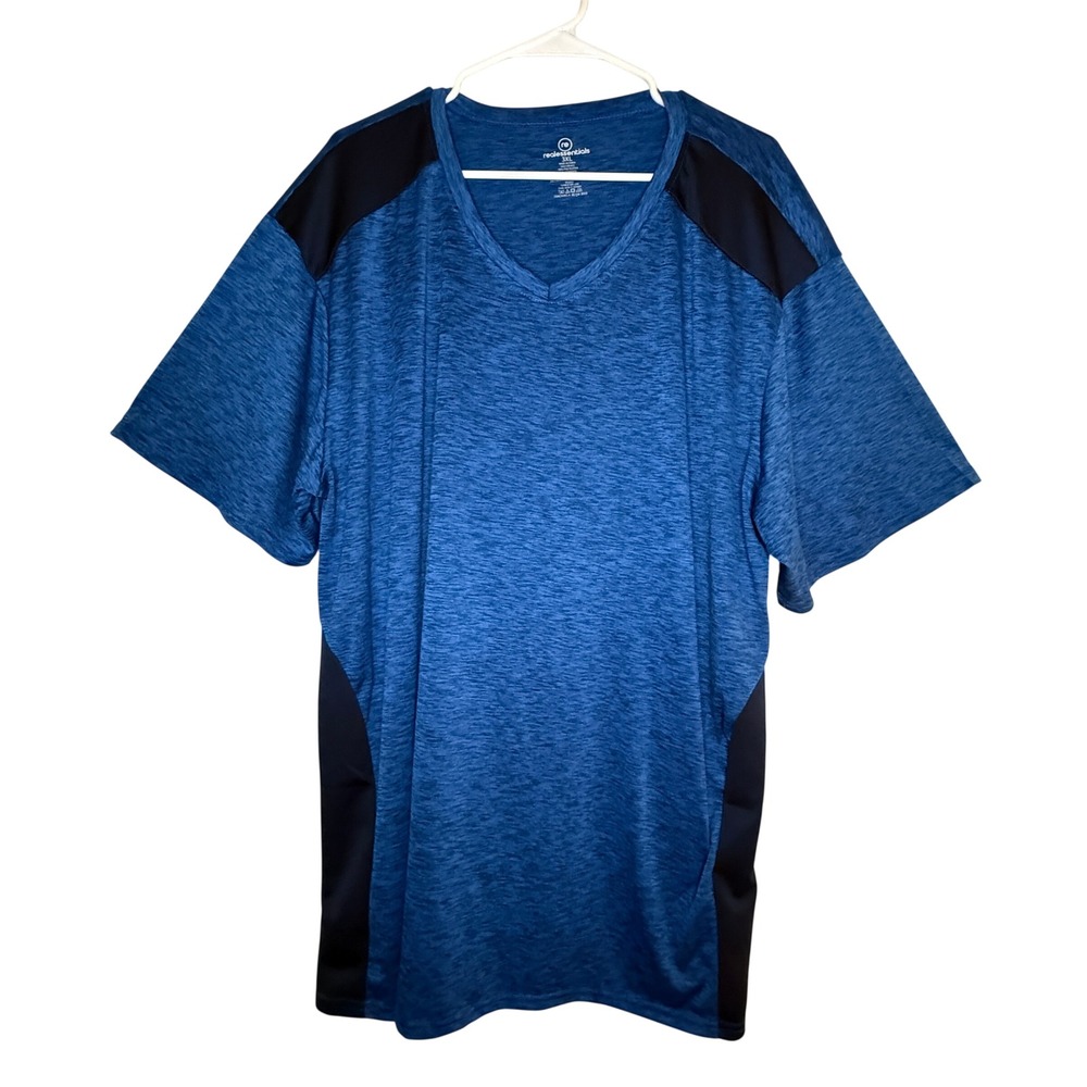 Men's Performance Shirt Lot 2XL 3XL Reel Legends Real Essentials Blue Gray